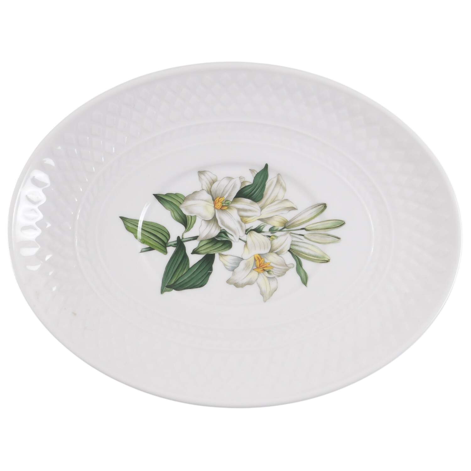 Virginia (Bone, Newer) Underplate for Gravy Boat by Spode-1