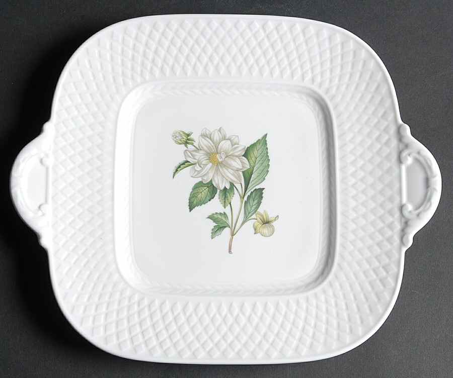 Virginia (Bone, Newer) Square Cake Plate by Spode-1