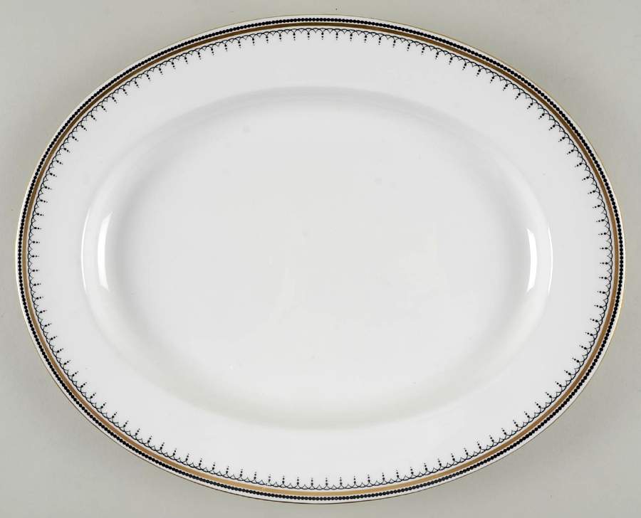 Warwick 15" Oval Serving Platter by Spode-1