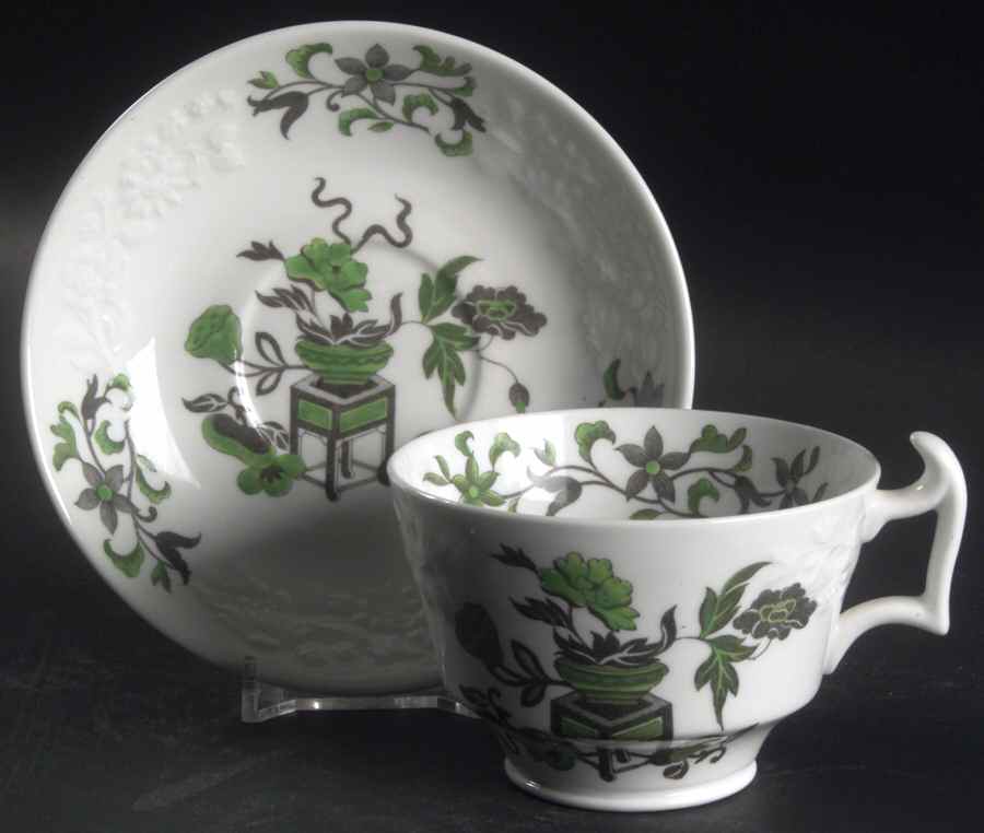 Wellington Footed Cup & Saucer Set by Spode-1