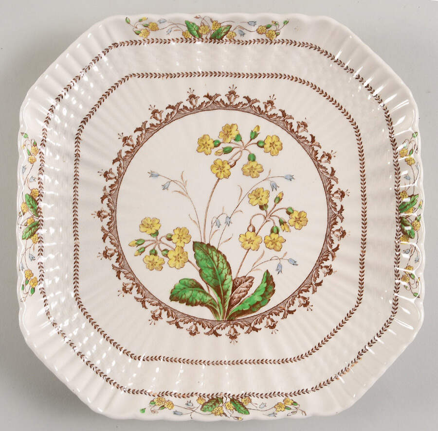 Wicker Dell Square Cake Plate by Spode-1