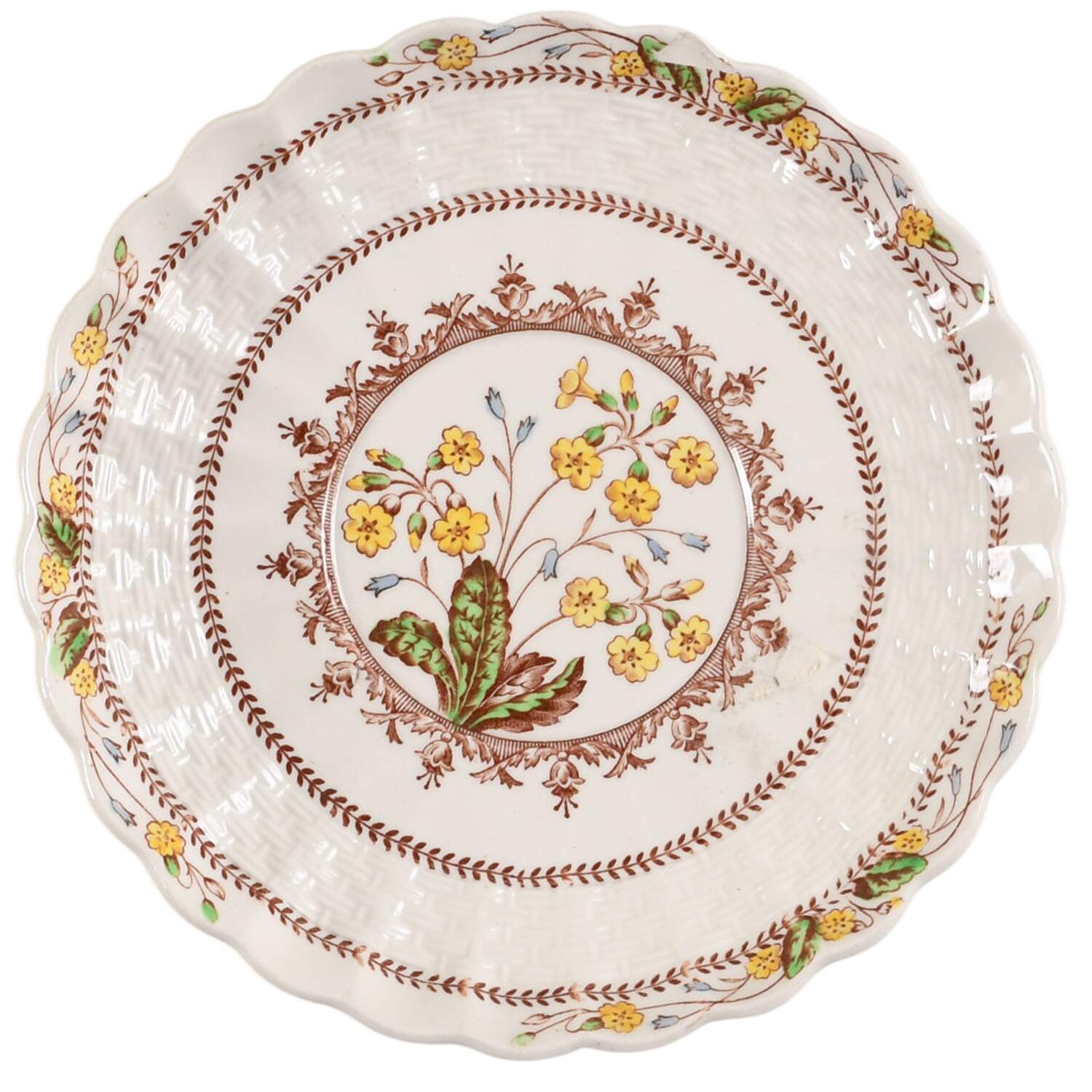 Wicker Dell Saucer by Spode-1