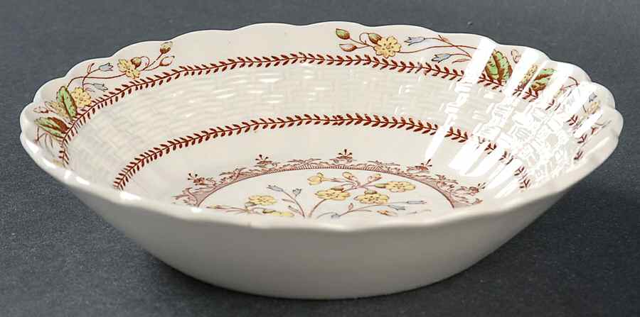 Wicker Dell Fruit/Dessert (Sauce) Bowl by Spode-1