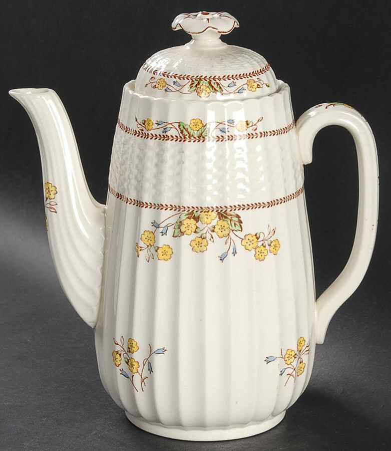 Wicker Dell Coffee Pot & Lid by Spode-1