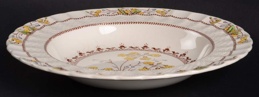 Wicker Dell Large Rim Soup Bowl by Spode-1