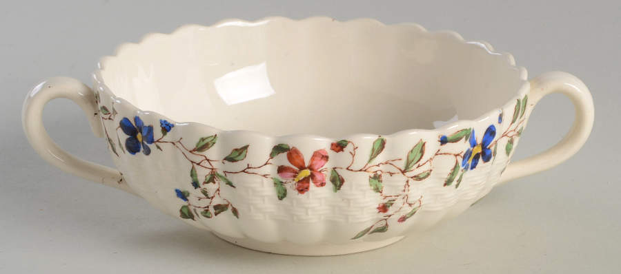 Wicker Dale Flat Cream Soup Bowl by Spode-1