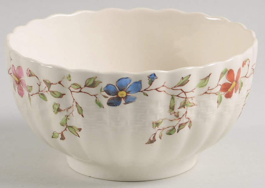Wicker Dale Open Sugar Bowl by Spode-1