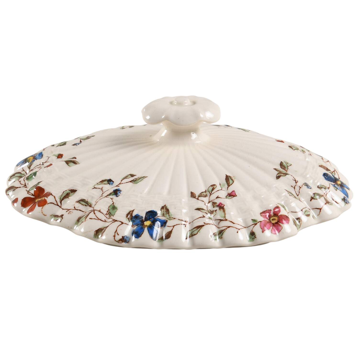 Wicker Dale Lid for Oversize Sugar Bowl by Spode-1