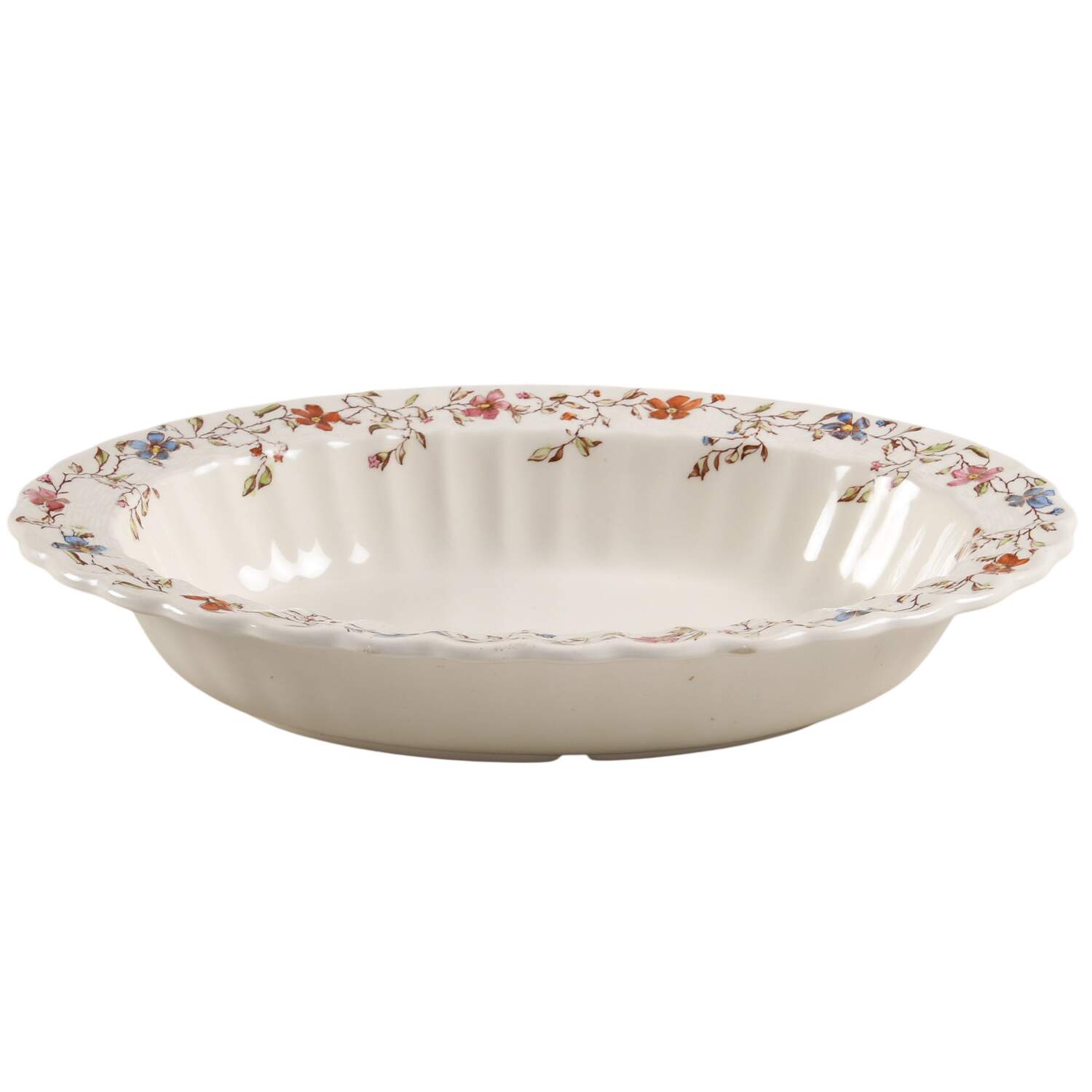Wicker Dale 10" Oval Vegetable Bowl by Spode-1