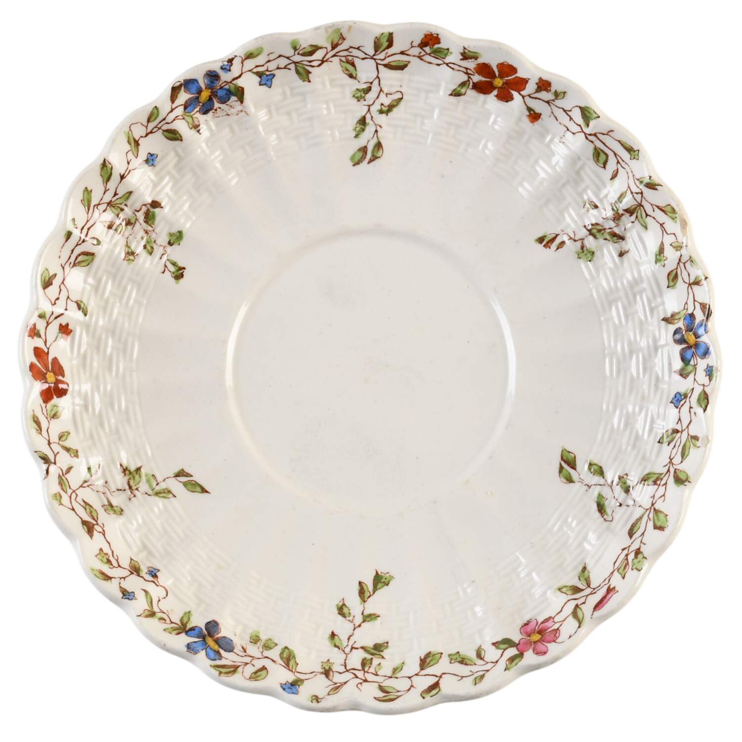 Wicker Dale Saucer by Spode-1