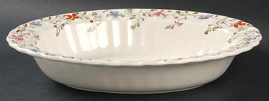 Wicker Dale 10" Oval Vegetable Bowl by Spode-1