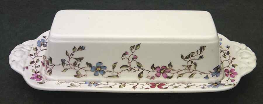 Wicker Dale 1/4 Lb Covered Butter by Spode-1
