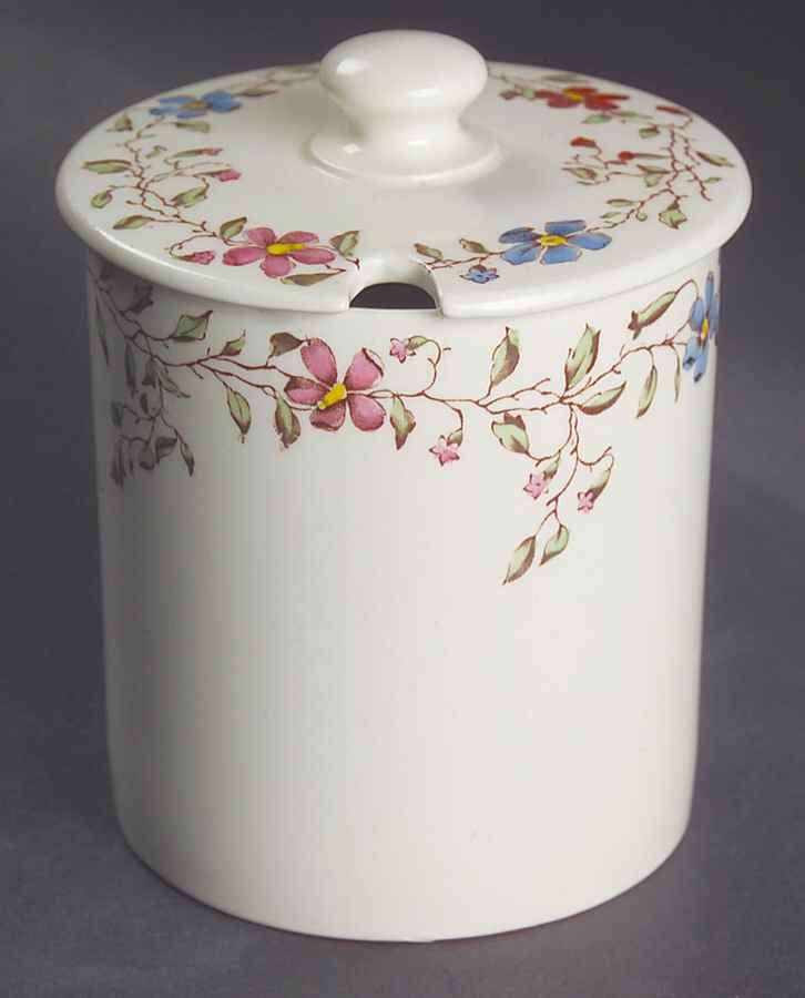 Wicker Dale Jam/Jelly & Lid by Spode-1