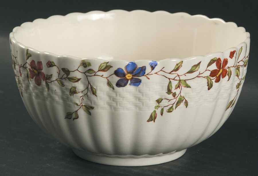 Wicker Dale Cranberry Bowl by Spode-1