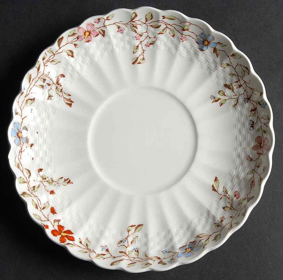 Wicker Dale Saucer for Oversized Cup by Spode-1