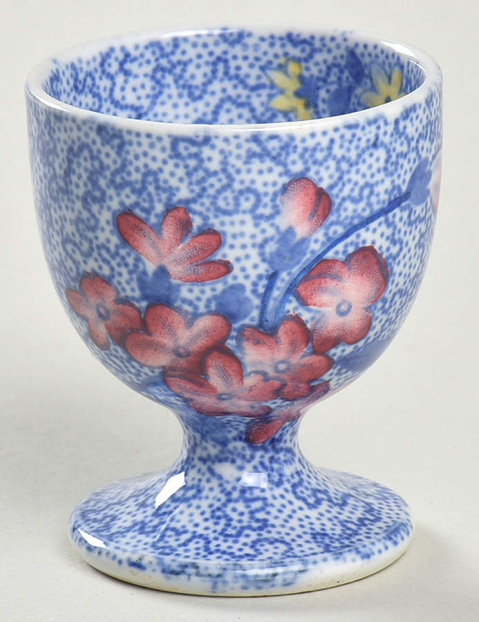 Wild Flower Blue Single Egg Cup by Spode-1