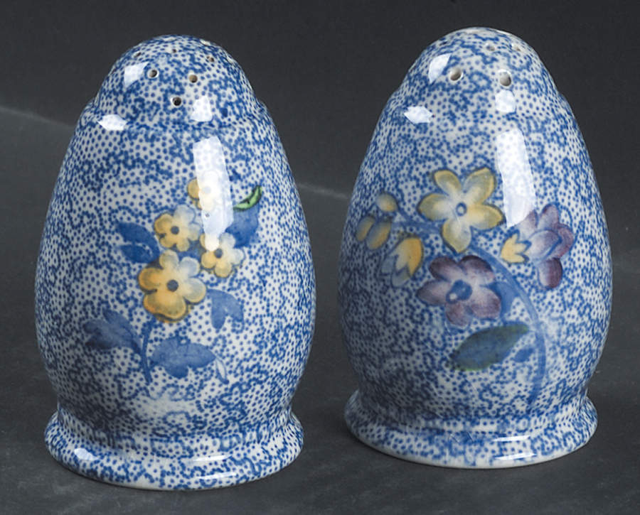Wild Flower Blue Salt & Pepper Set by Spode-1