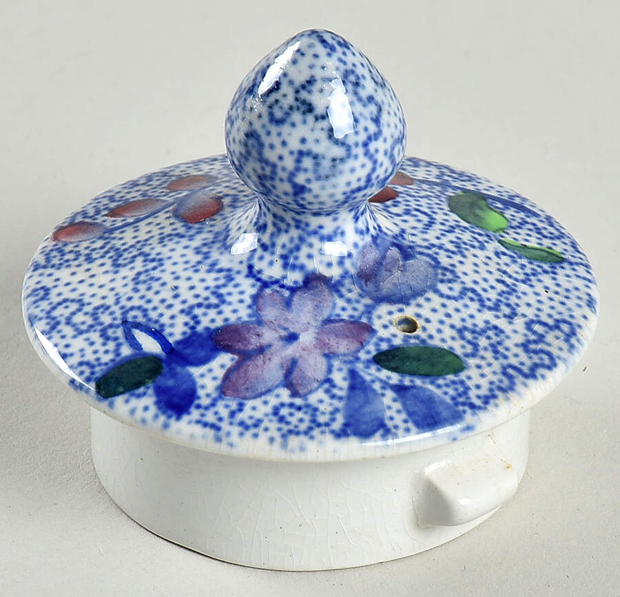 Wild Flower Blue Lid for Individual Coffee Pot by Spode-1