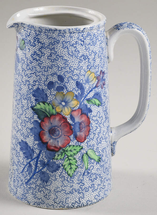Wild Flower Blue Hot Water Jug No Lid by Spode-1