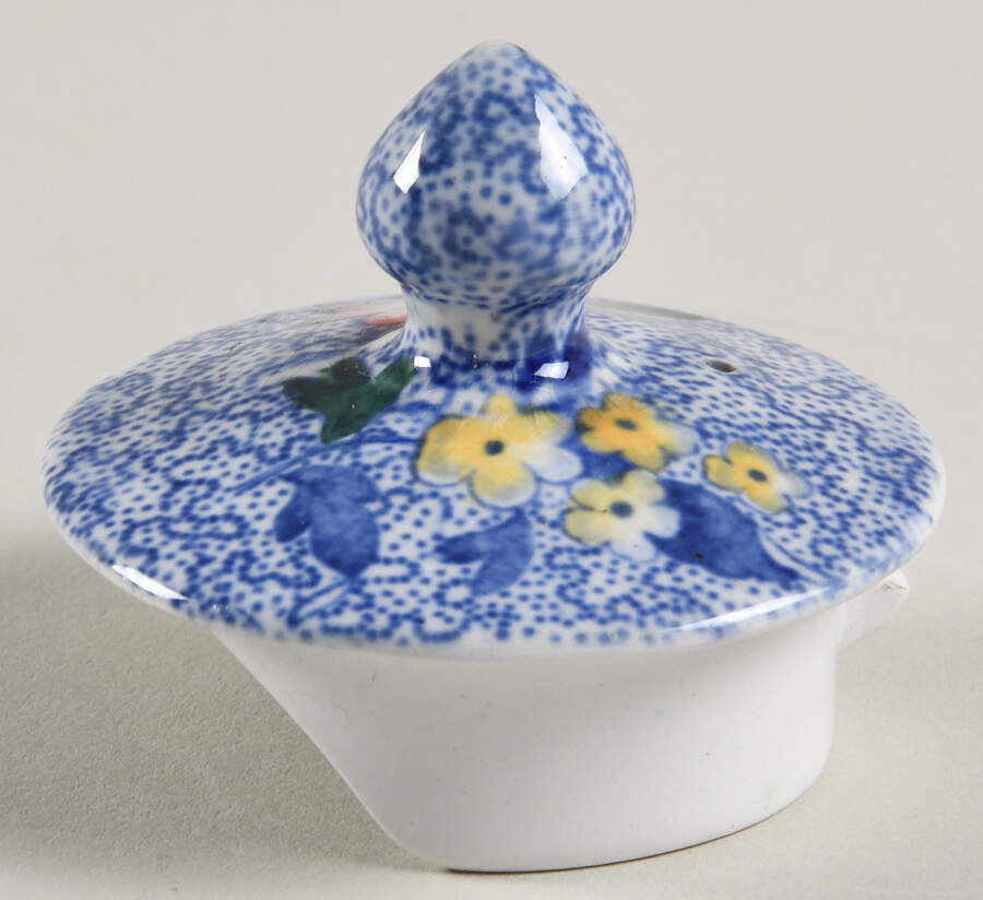 Wild Flower Blue Lid for Hot Water Jug by Spode-1
