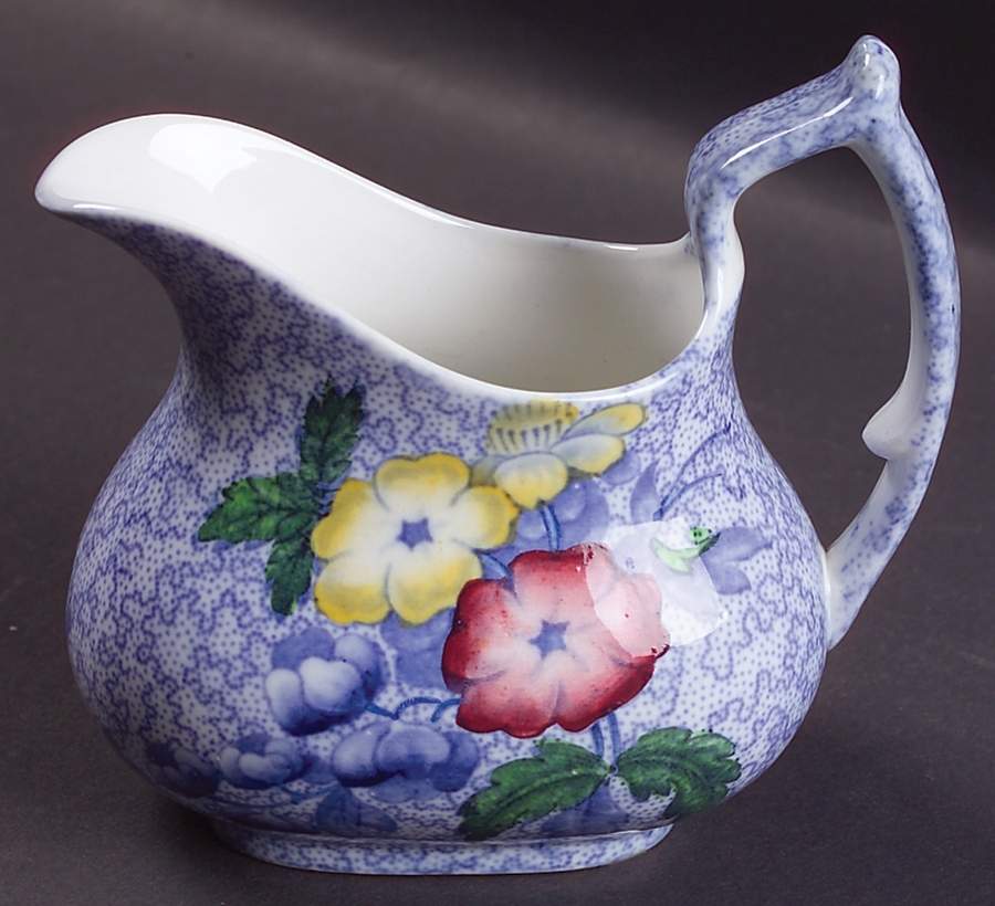 Wild Flower Blue Creamer by Spode-1