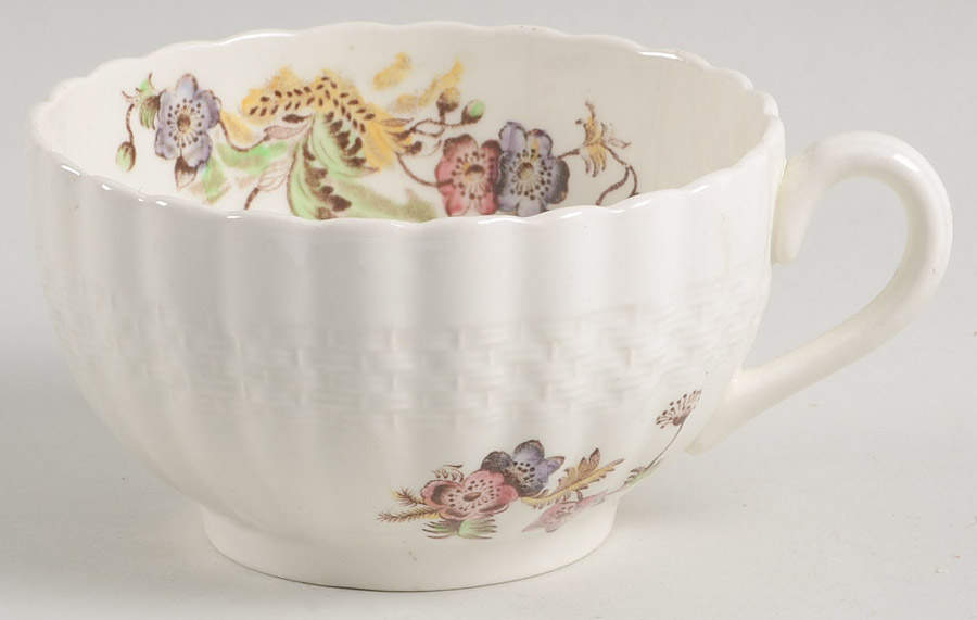 Wicker Lane (Basket Weave) Footed Cup by Spode-1