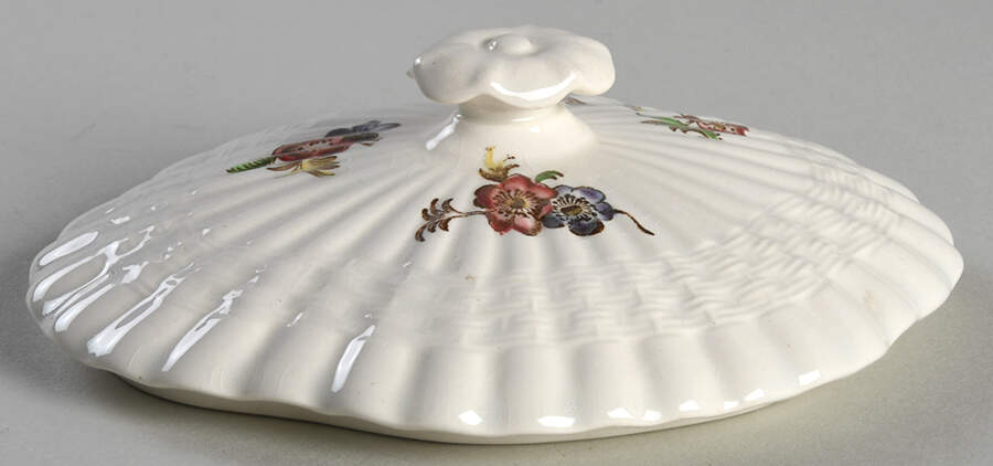 Wicker Lane (Basket Weave) Lid for Sugar Bowl by Spode-1