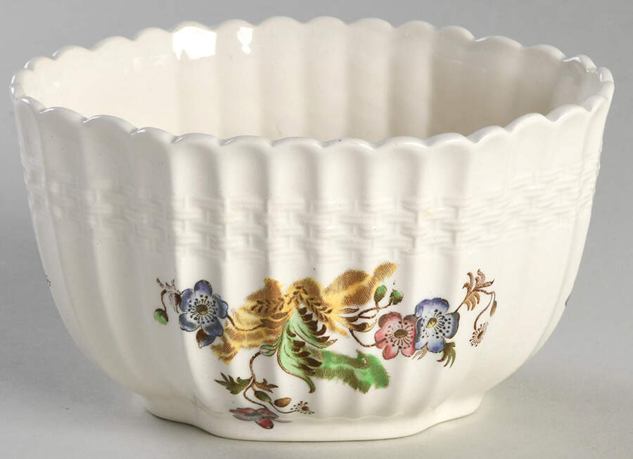 Wicker Lane (Basket Weave) Sugar Bowl No Lid by Spode-1