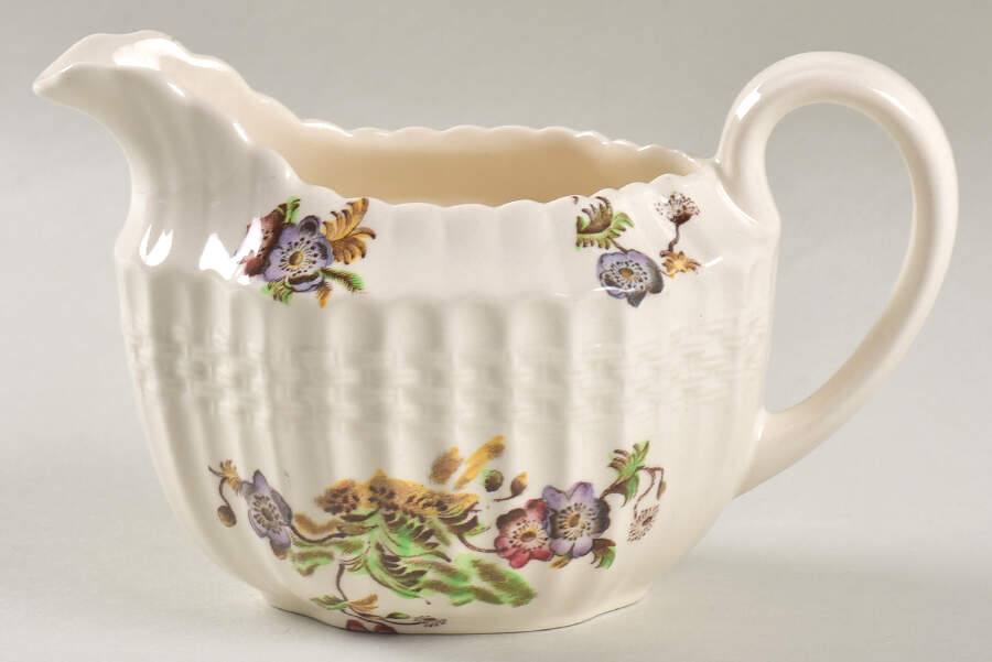 Wicker Lane (Basket Weave) Creamer by Spode-1