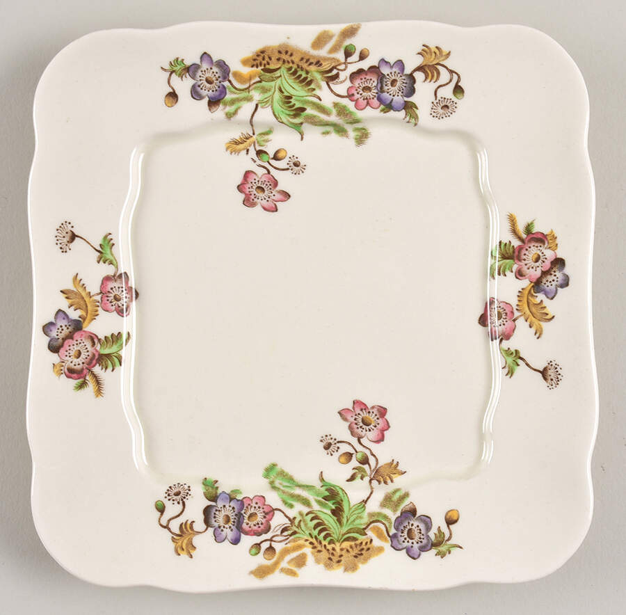 Wicker Lane (Basket Weave) Square Butter No Lid by Spode-1