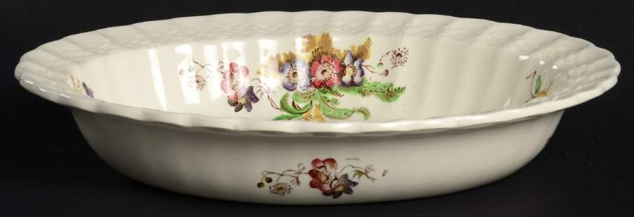 Wicker Lane (Basket Weave) 10" Oval Baker by Spode-1