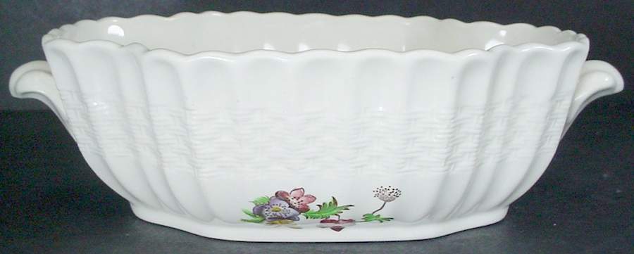 Wicker Lane (Basket Weave) Sauce Boat No LId by Spode-1