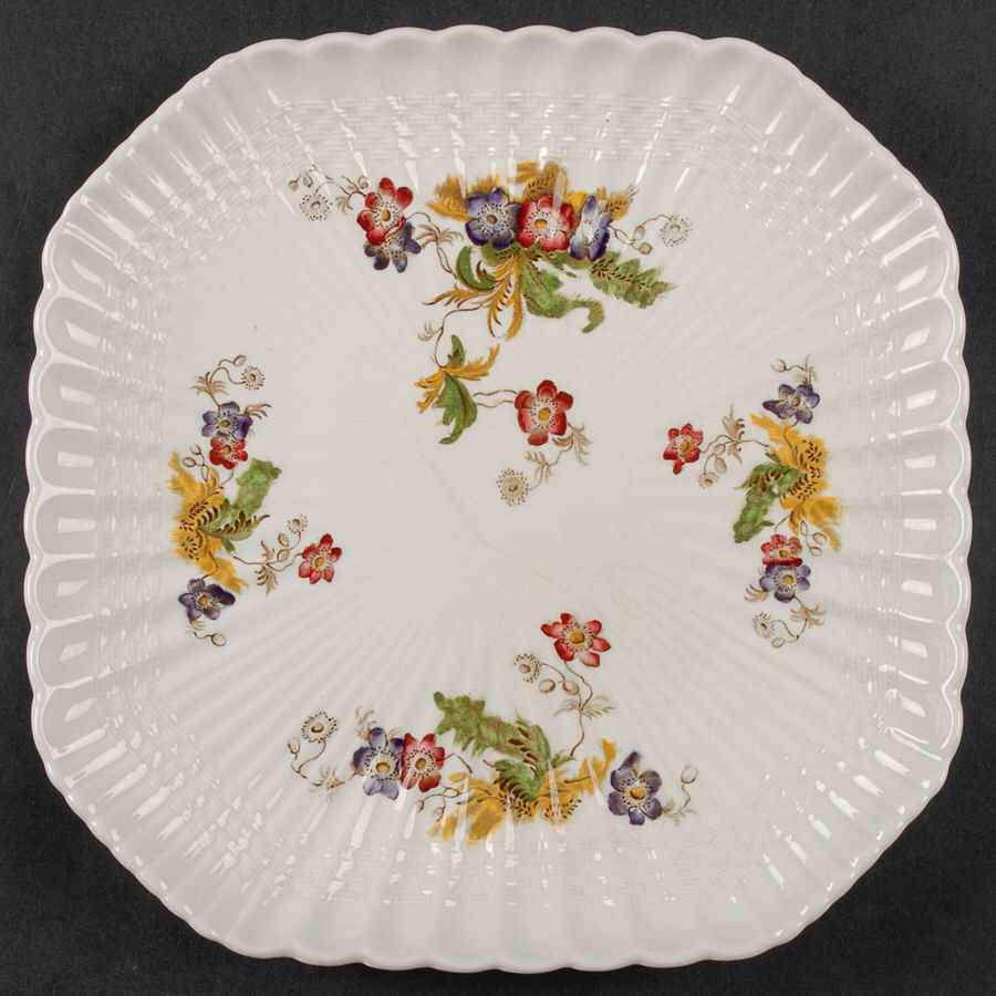 Wicker Lane (Basket Weave) Square Cake Plate by Spode-1