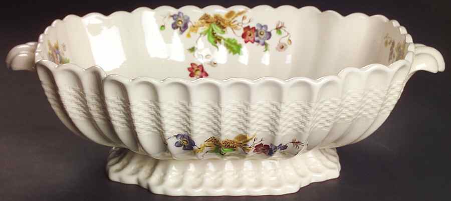 Wicker Lane (Basket Weave) Oval Centerpiece by Spode-1