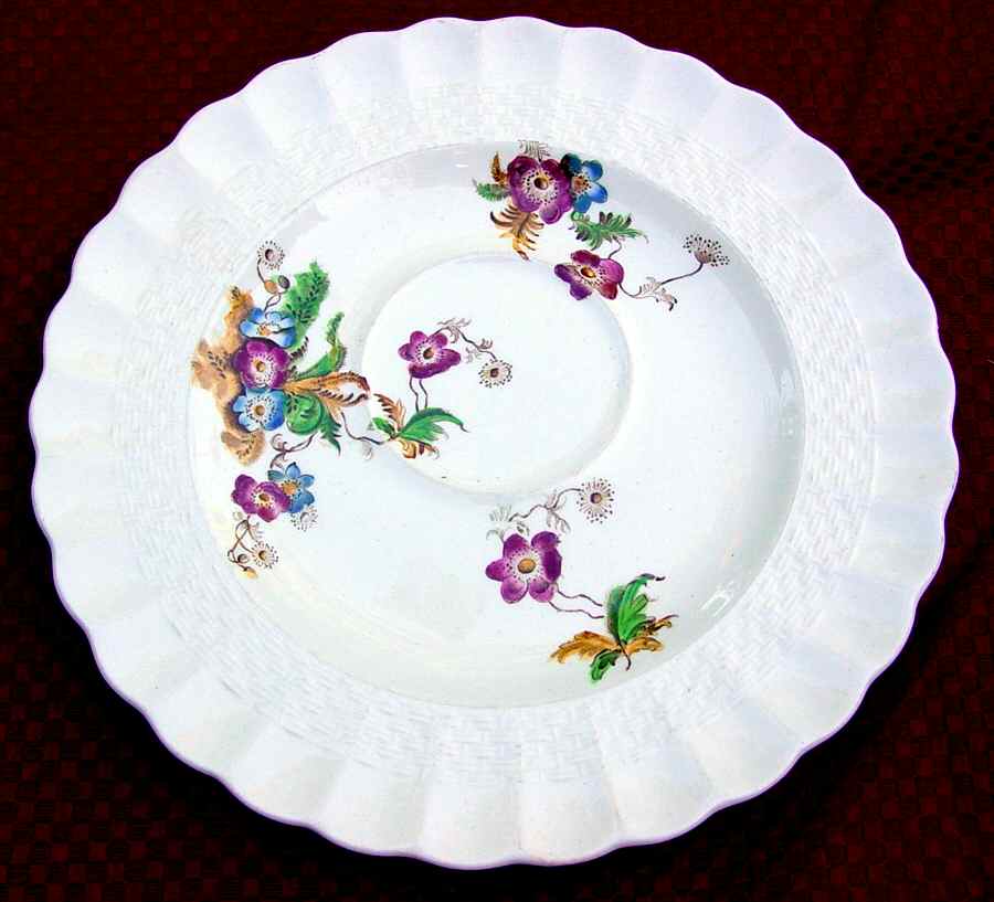 Wicker Lane (Basket Weave) Snack Plate by Spode-1