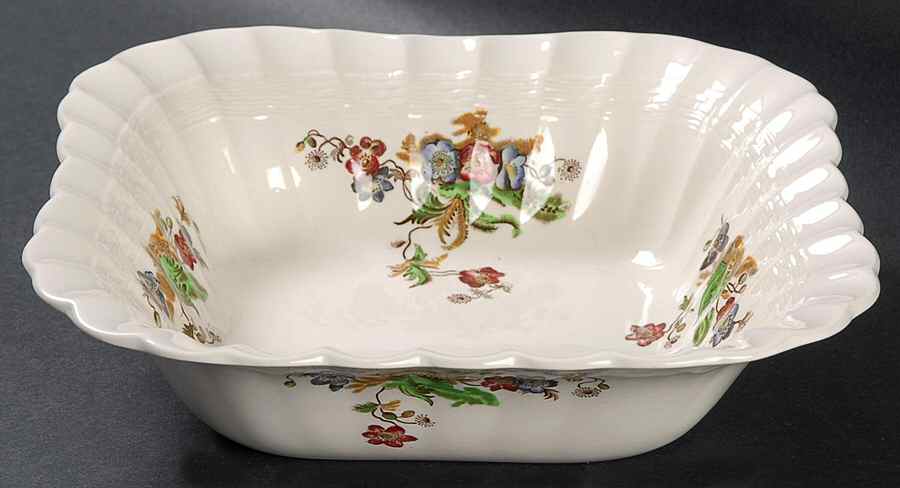 Wicker Lane (Basket Weave) 8" Square Vegetable Bowl by Spode-1