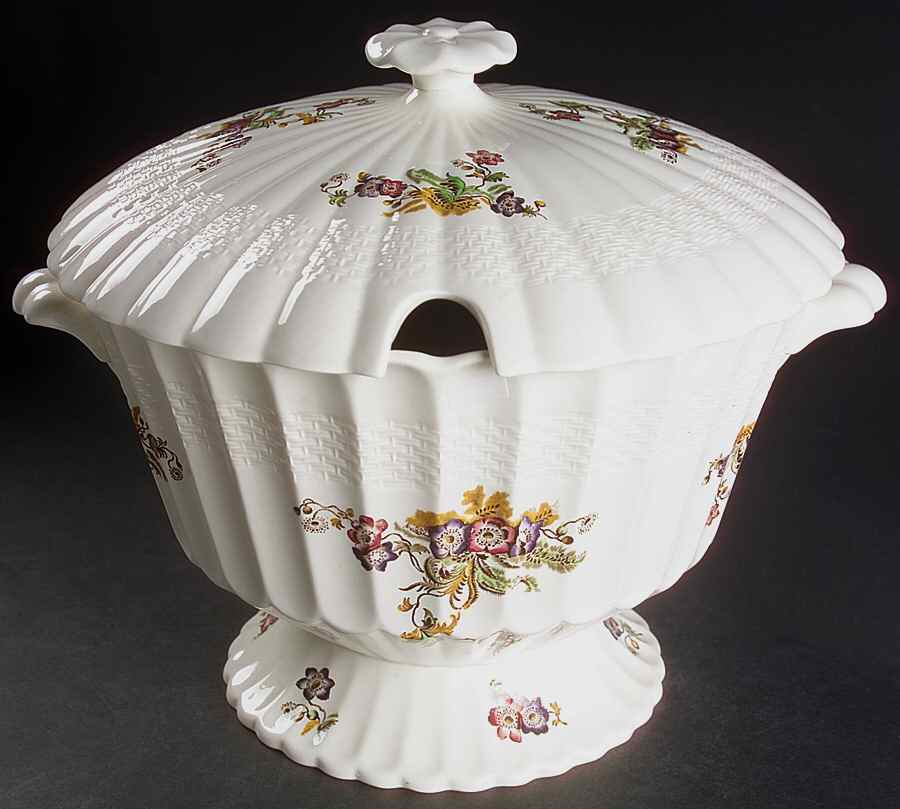 Wicker Lane (Basket Weave) Tureen &  Lid by Spode-1