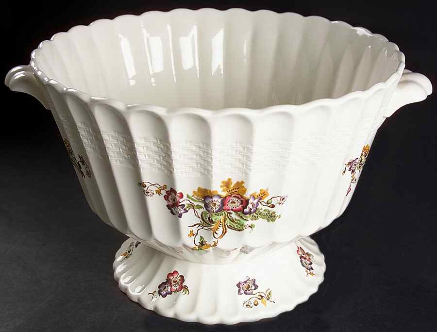 Wicker Lane (Basket Weave) Tureen No Lid by Spode-1