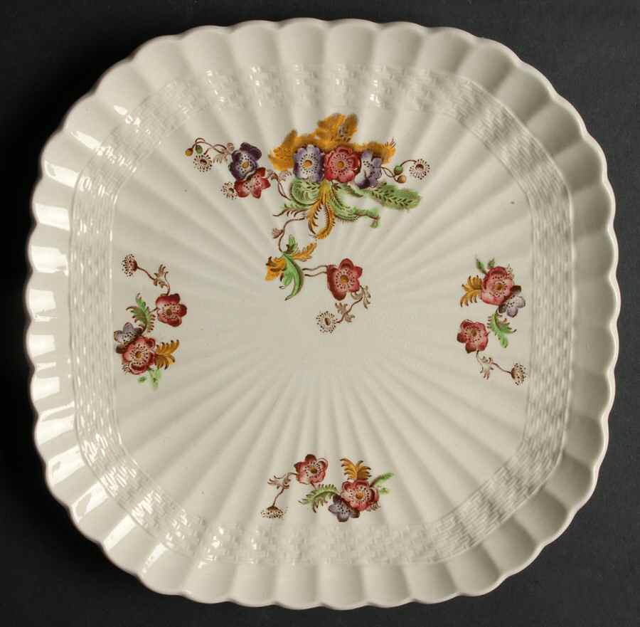 Wicker Lane (Basket Weave) Square Salad Plate by Spode-1