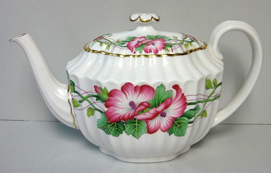 Wild Mallow Teapot & Lid by Spode-1