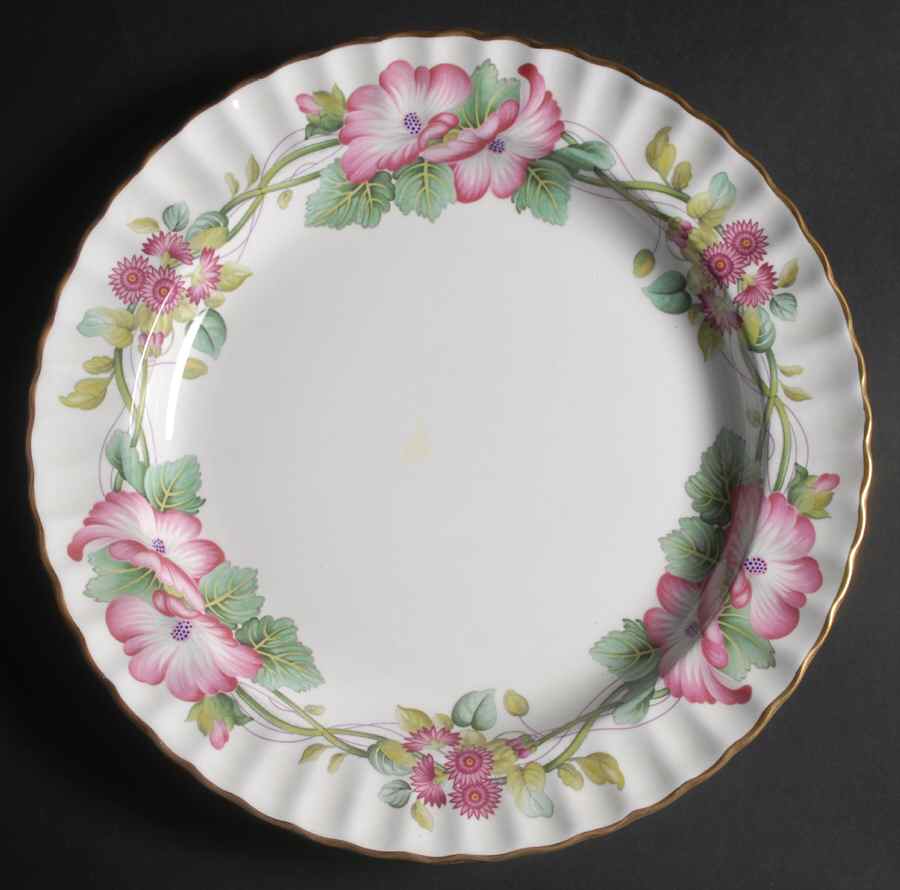 Wild Mallow 12" Chop Plate (Round Platter) by Spode-1