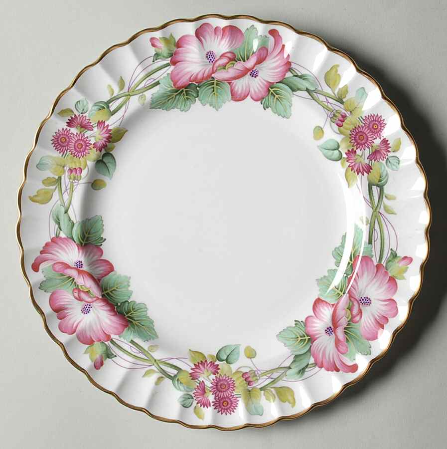 Wild Mallow Luncheon Plate by Spode-1