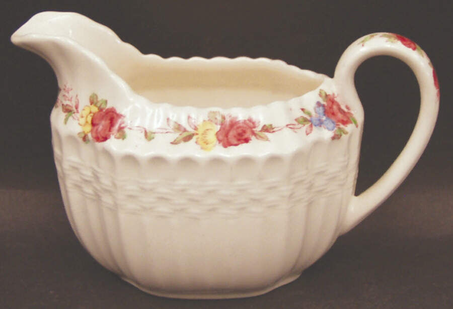 Wicker Rose Mini Creamer by Spode-1
