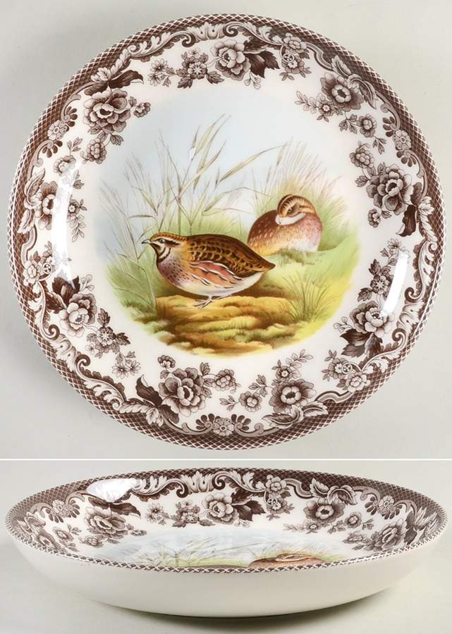 Woodland 8" Individual Pasta Bowl by Spode-1