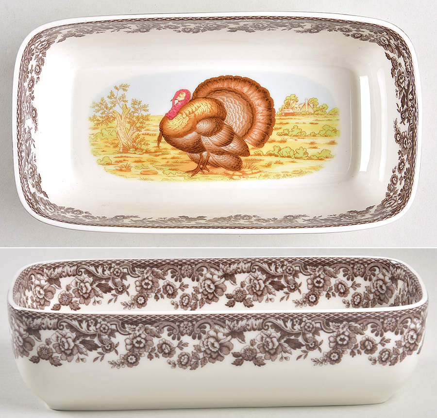Woodland Cranberry Bowl by Spode-1