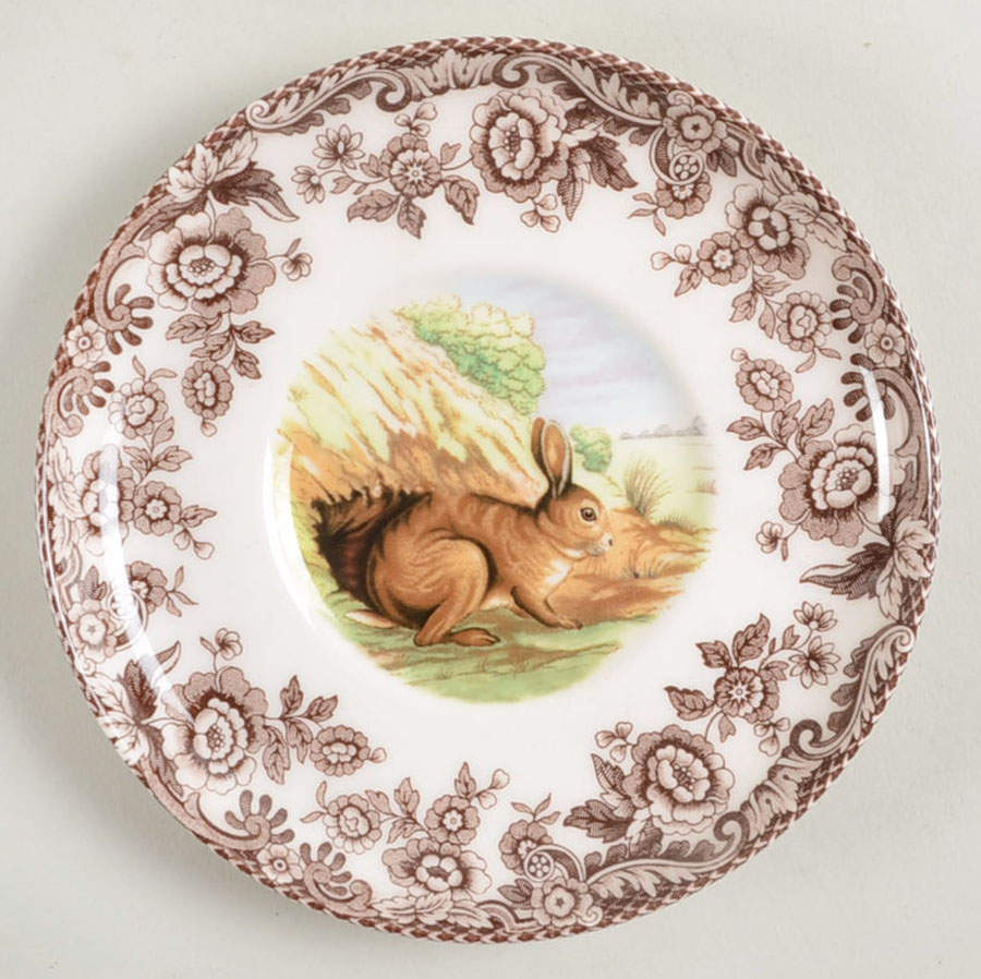 Woodland Saucer for Demitasse Cup by Spode-1