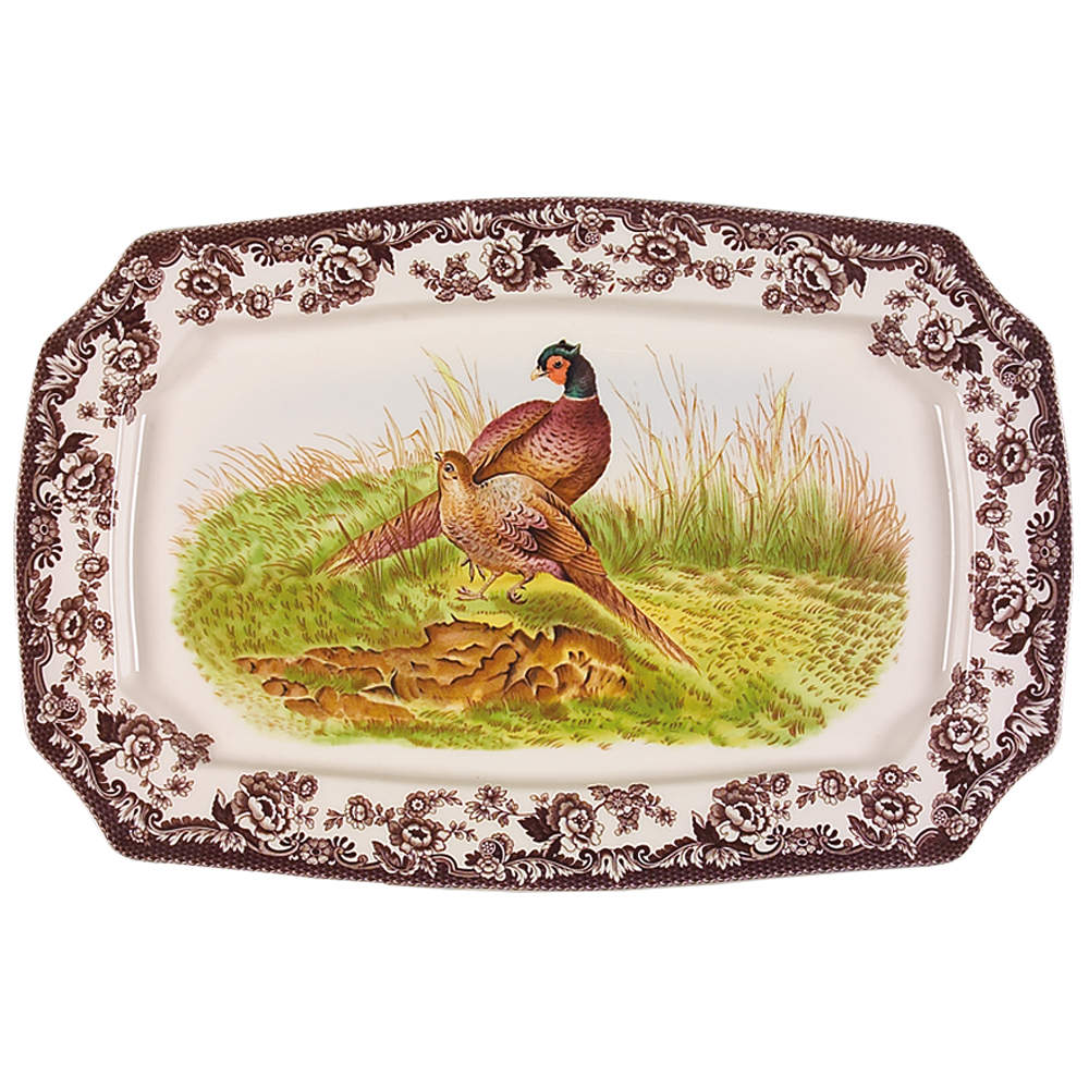 Woodland 17" Rectangular Serving Platter by Spode-1