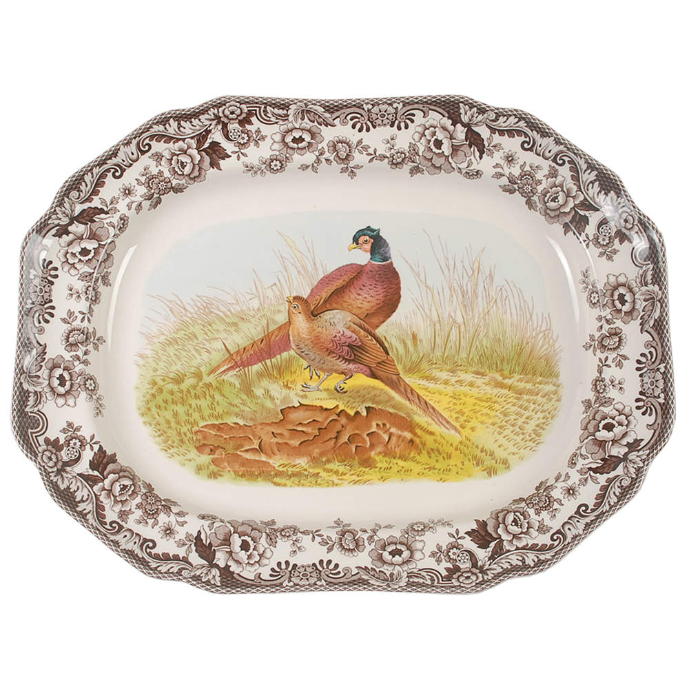 Woodland 20" Oval Serving Platter by Spode-1