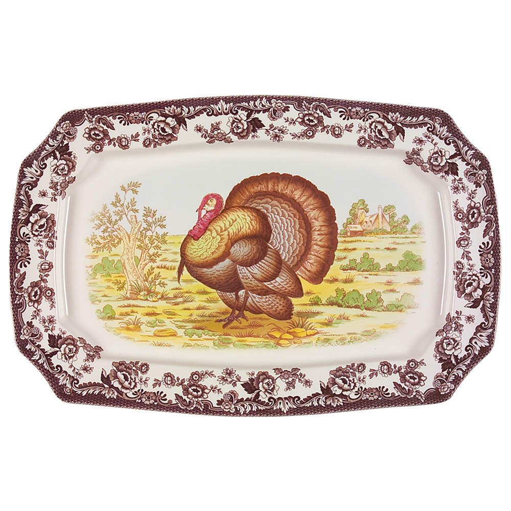 Woodland 17" Rectangular Serving Platter by Spode-1