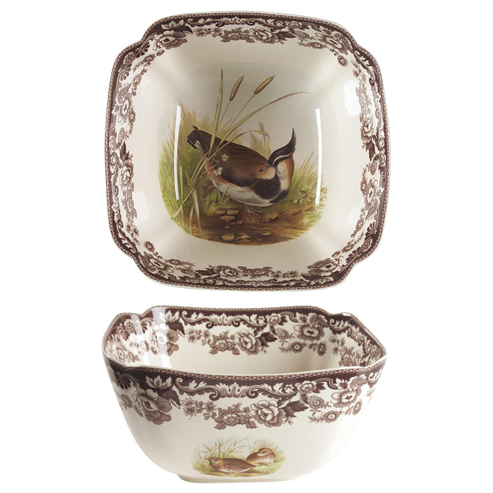 Woodland 9" Square Vegetable Bowl by Spode-1
